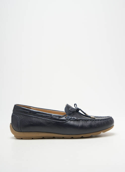 Mocassins matière lisse talon plat jusqu'à 3cm bleu ARA femme