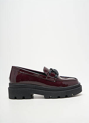 Mocassins matière lisse talon de 4 à 6cm violet FREEMAN T.PORTER femme