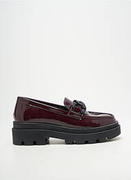 Mocassins matière lisse talon de 4 à 6cm violet FREEMAN T.PORTER femme