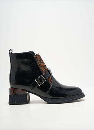 Bottines/boots fourrée talon de 4 à 6cm noir METAMORF'OSE femme