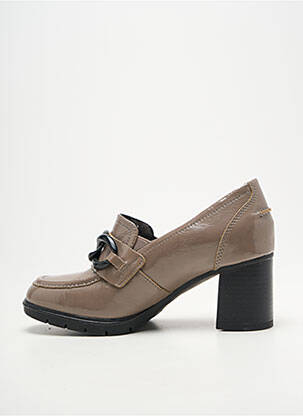 Mocassins type de semelle amortissante talon de 7 à 9cm gris TAMARIS femme