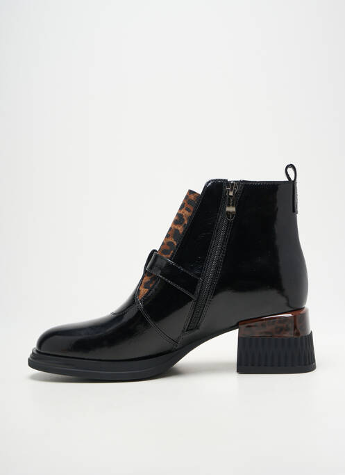 Bottines/boots fourrée talon de 4 à 6cm noir METAMORF'OSE femme