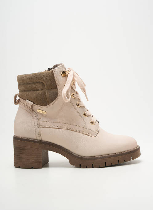 Bottines/Boots beige TAMARIS femme
