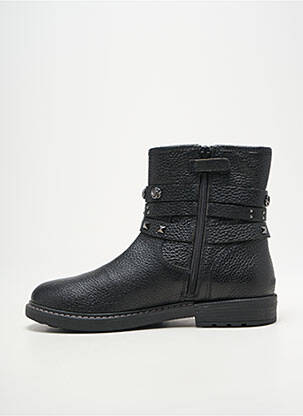 Bottines/boots matière lisse talon plat jusqu'à 3cm noir GEOX femme
