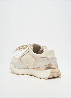 Baskets fermeture zip et lacets talon plat jusqu'à 3cm beige TOM TAILOR femme