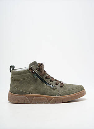 Bottines/boots nubuck talon plat jusqu'à 3cm vert ARA femme