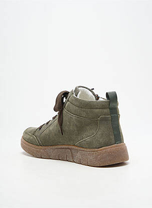 Bottines/boots nubuck talon plat jusqu'à 3cm vert ARA femme