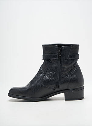 Bottines/boots matière lisse talon plat jusqu'à 3cm noir ARA femme