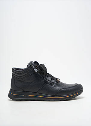 Baskets matière lisse talon plat jusqu'à 3cm noir ARA femme