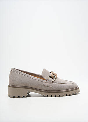 Mocassins nubuck talon plat jusqu'à 3cm gris ARA femme