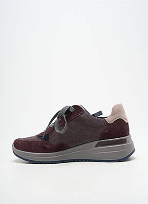 Baskets nubuck talon de 4 à 6cm violet ARA femme