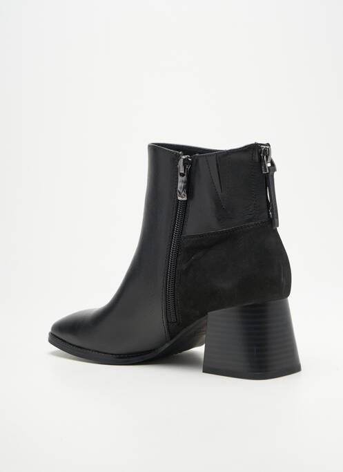 Bottines/boots fourrée talon de 4 à 6cm noir CAPRICE femme