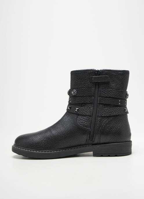 Bottines/boots matière lisse talon plat jusqu'à 3cm noir GEOX femme