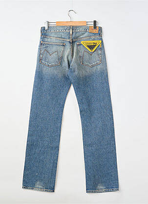 Jeans coupe droite fermeture boutonnée sur le devant taille normale bleu MELTIN'POT homme
