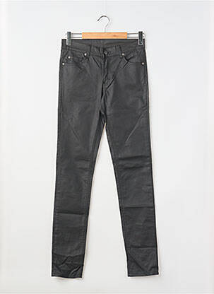 Pantalon slim tissage enduit taille normale noir CHEAP MONDAY femme
