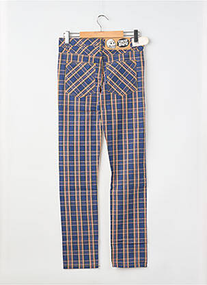 Pantalon droit stretch taille normale bleu CHEAP MONDAY femme