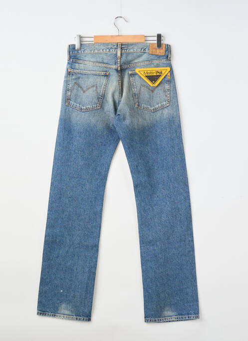 Jeans coupe droite fermeture boutonnée sur le devant taille normale bleu MELTIN'POT homme
