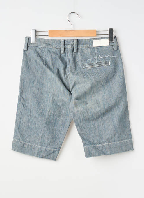 Bermuda stretch taille normale bleu MELTIN'POT homme