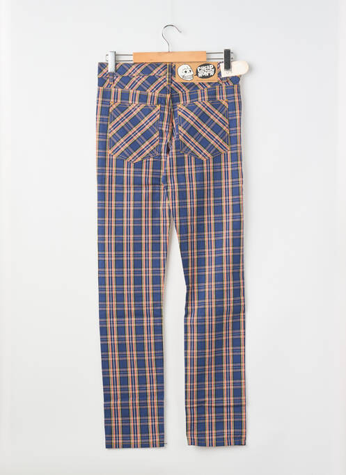 Pantalon droit stretch taille normale bleu CHEAP MONDAY femme