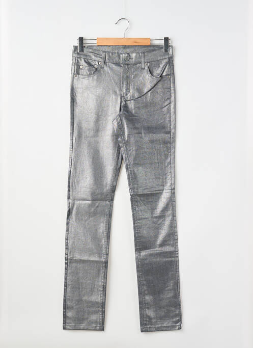 Pantalon droit stretch taille normale gris CHEAP MONDAY femme