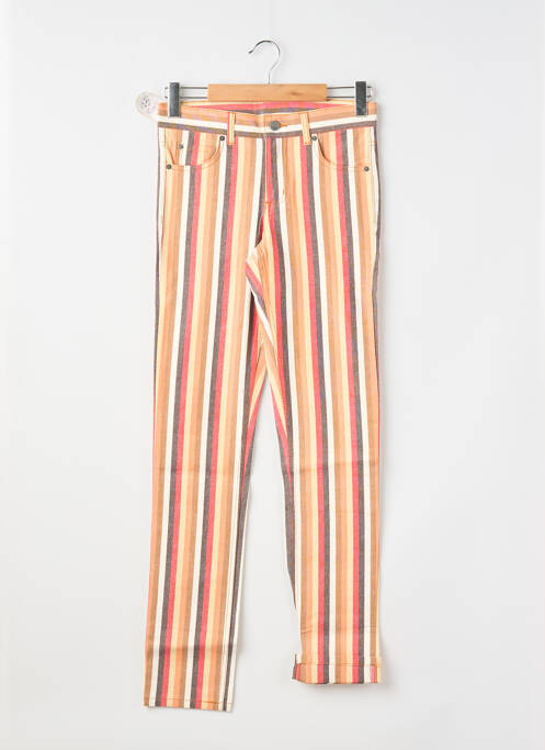 Pantalon slim stretch taille normale orange CHEAP MONDAY femme