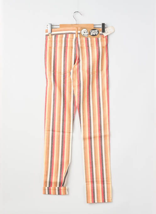 Pantalon slim stretch taille normale orange CHEAP MONDAY femme