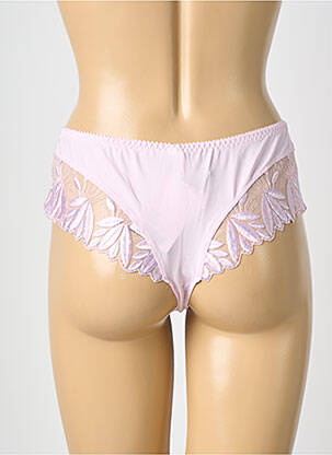 Tanga effet matière satinée rose PRIMADONNA femme