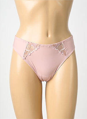String effet matière satinée rose PRIMADONNA femme