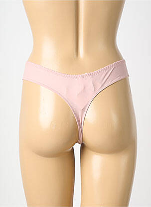 String effet matière satinée rose PRIMADONNA femme