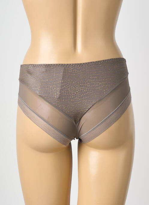 Culotte effet matière satinée marron PRIMA DONNA femme