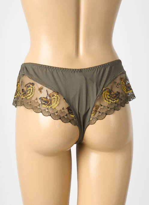 Tanga stretch vert PRIMA DONNA femme