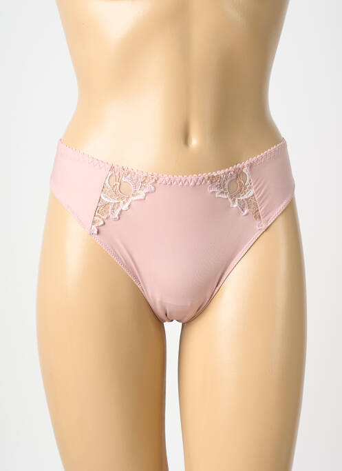 String effet matière satinée rose PRIMA DONNA femme