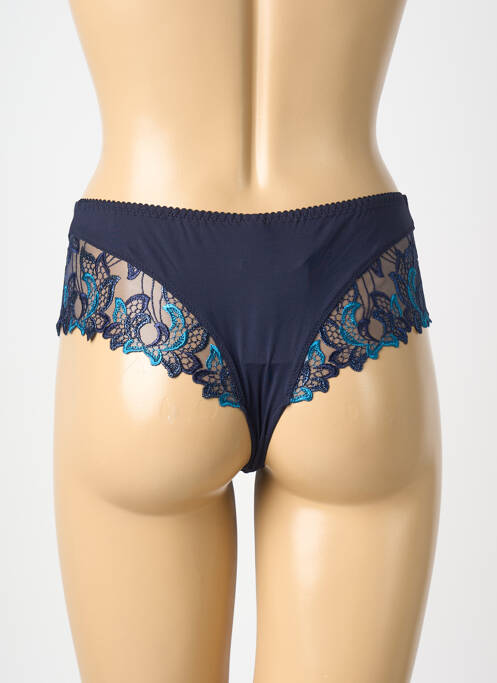 Tanga stretch bleu PRIMA DONNA femme