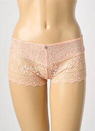 Shorty bi-matiére rose EMPREINTE femme