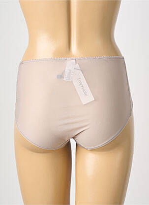 Culotte haute bi-matiére gris EMPREINTE femme