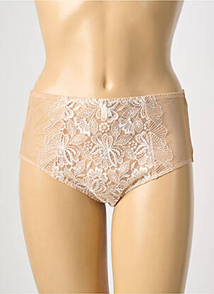 Culotte haute bi-matiére rose EMPREINTE femme