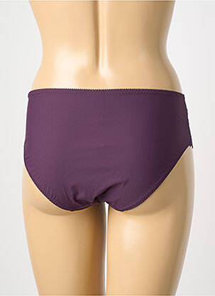 Shorty tissage satiné violet EMPREINTE femme