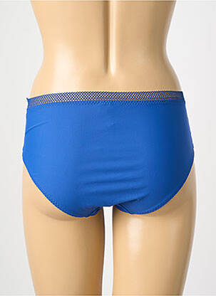 Shorty tissage satiné bleu EMPREINTE femme