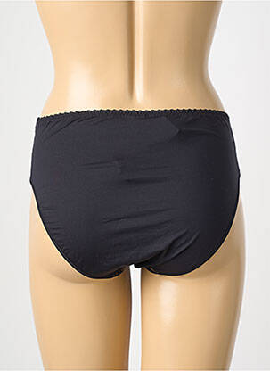 Culotte haute bi-matiére noir EMPREINTE femme