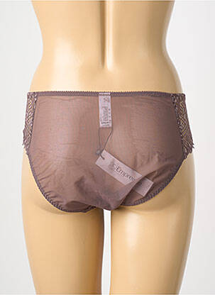 Shorty tissage satiné violet EMPREINTE femme