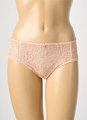 Shorty tissage satiné rose EMPREINTE femme
