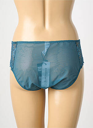 Shorty tissage satiné vert EMPREINTE femme