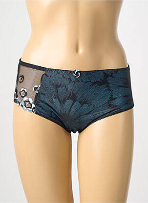 Culotte tissage satiné noir EMPREINTE femme