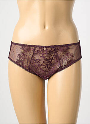 Culotte tissage satiné violet EMPREINTE femme