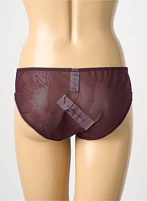 Culotte tissage satiné violet EMPREINTE femme