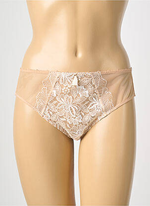 Culotte tissage satiné beige EMPREINTE femme