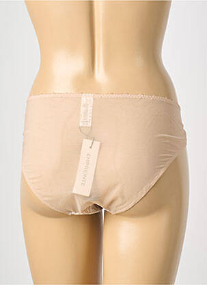 Culotte tissage satiné beige EMPREINTE femme