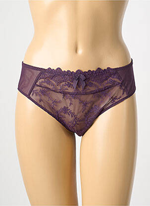 Culotte tissage satiné violet EMPREINTE femme