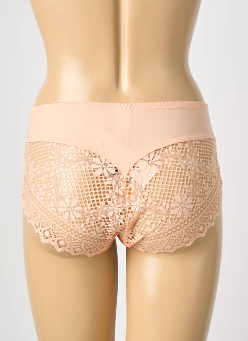 Shorty effet matière satinée rose EMPREINTE femme