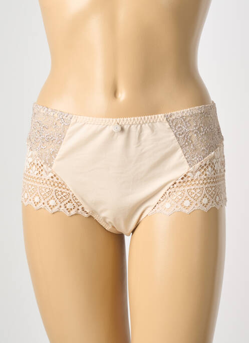 Shorty bi-matiére rose EMPREINTE femme
